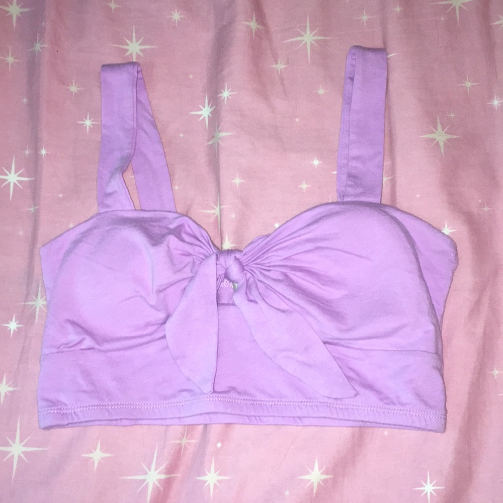 lilac crop top
